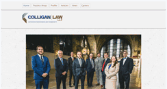 Desktop Screenshot of colliganlaw.com